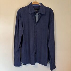 Hammer Made Men's Button Down Dress Shirt M-L 16 Long Sleeve Work Office